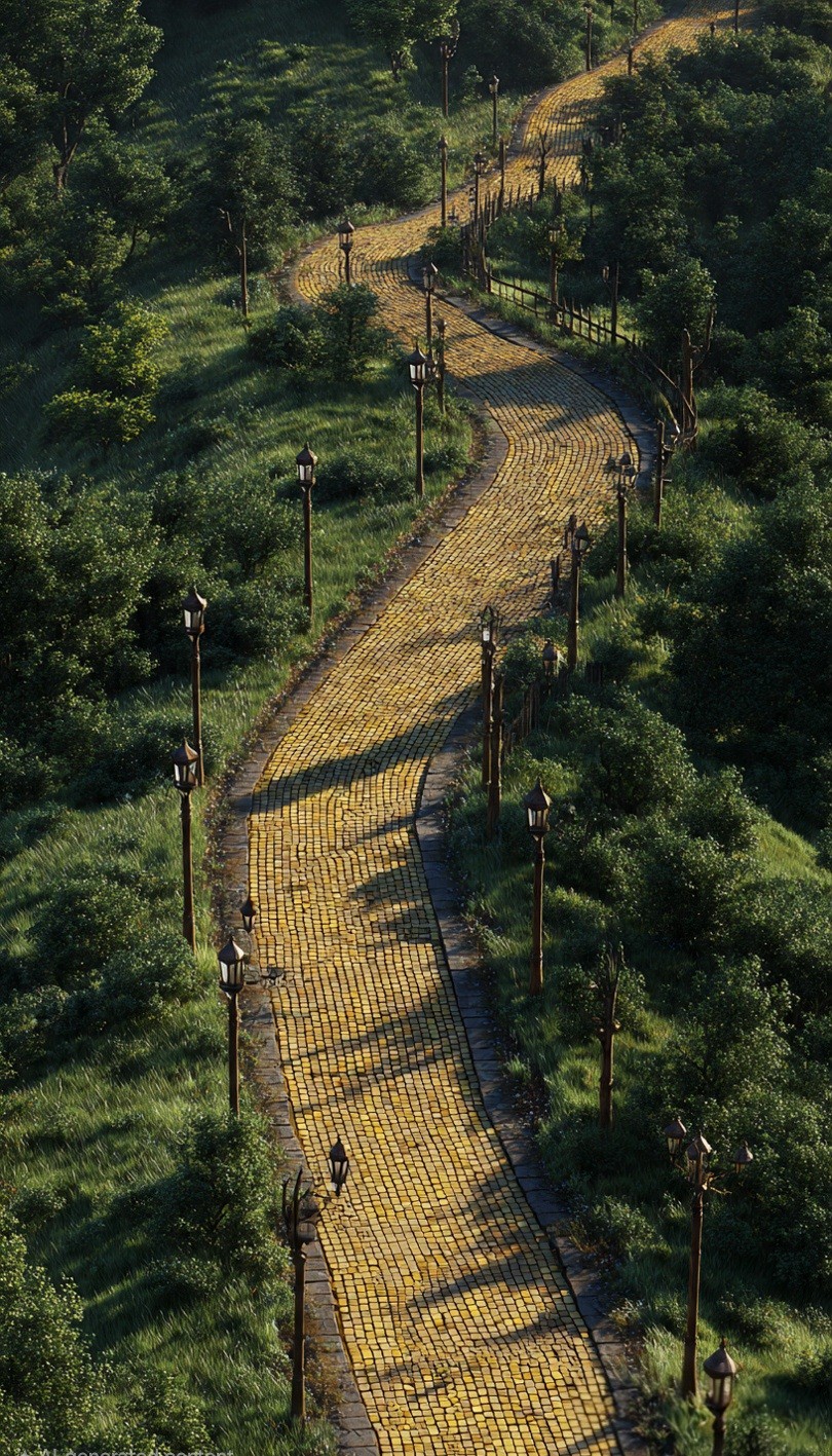 The whole journey, from above